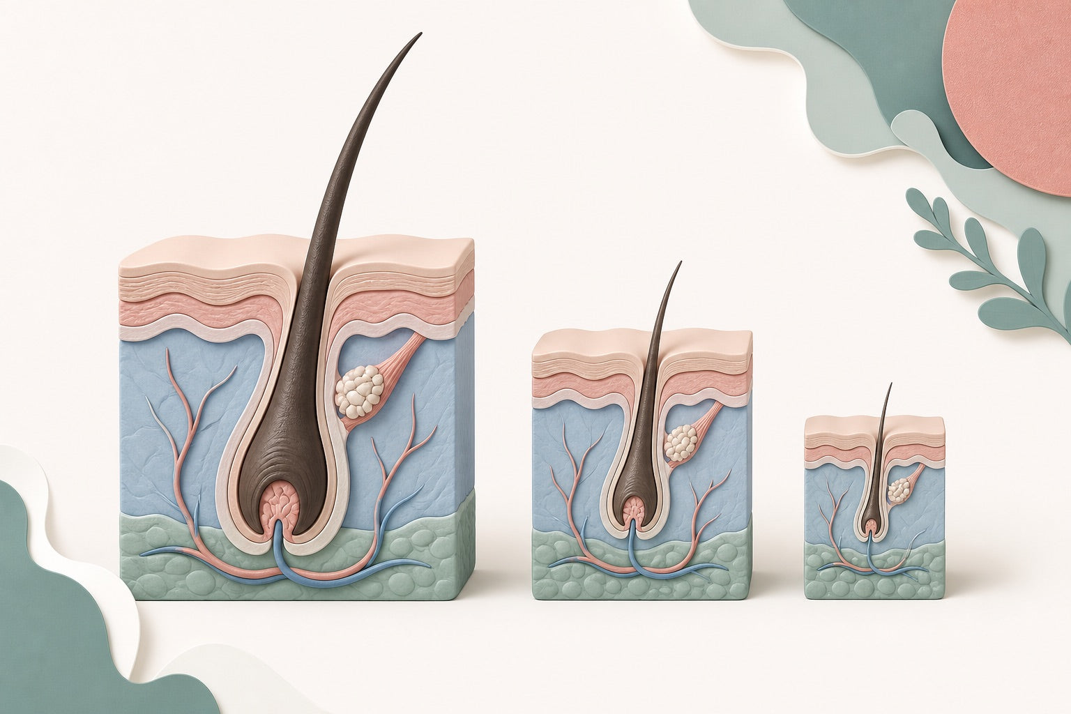 Miniaturized hair follicle