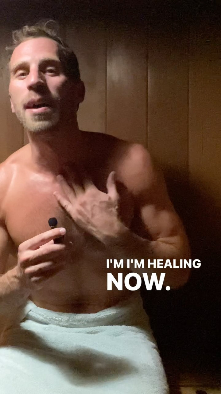 Jason Kaplowitz sharing a sauna field note