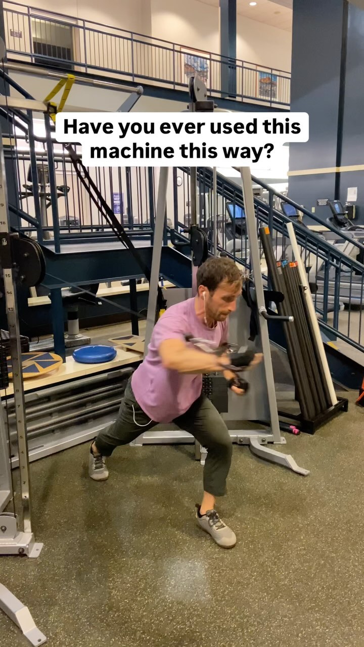 Jason Kaplowitz demonstrating a movement exercise